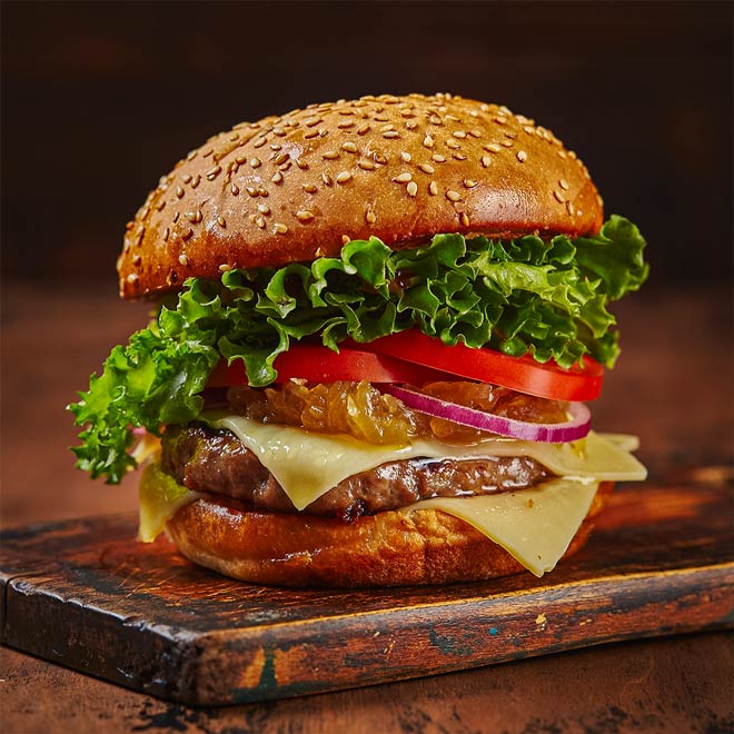 Juicy burger