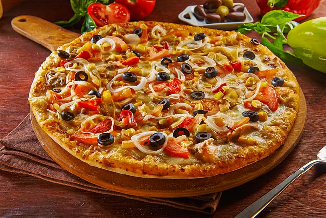 Wood-fired pizza