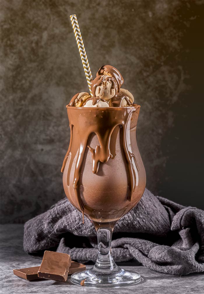 Decadent milkshake